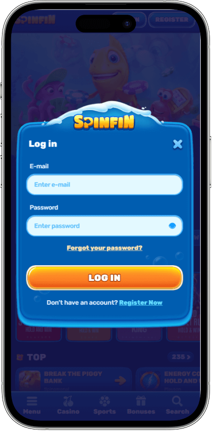 Spinfin Casino Login